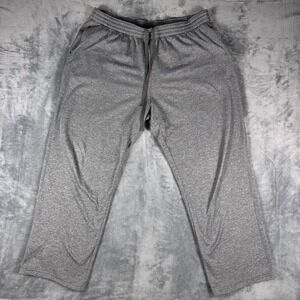 Champion Duo Dry Mens XXL Gray Athletic Sweatpants Straight Leg